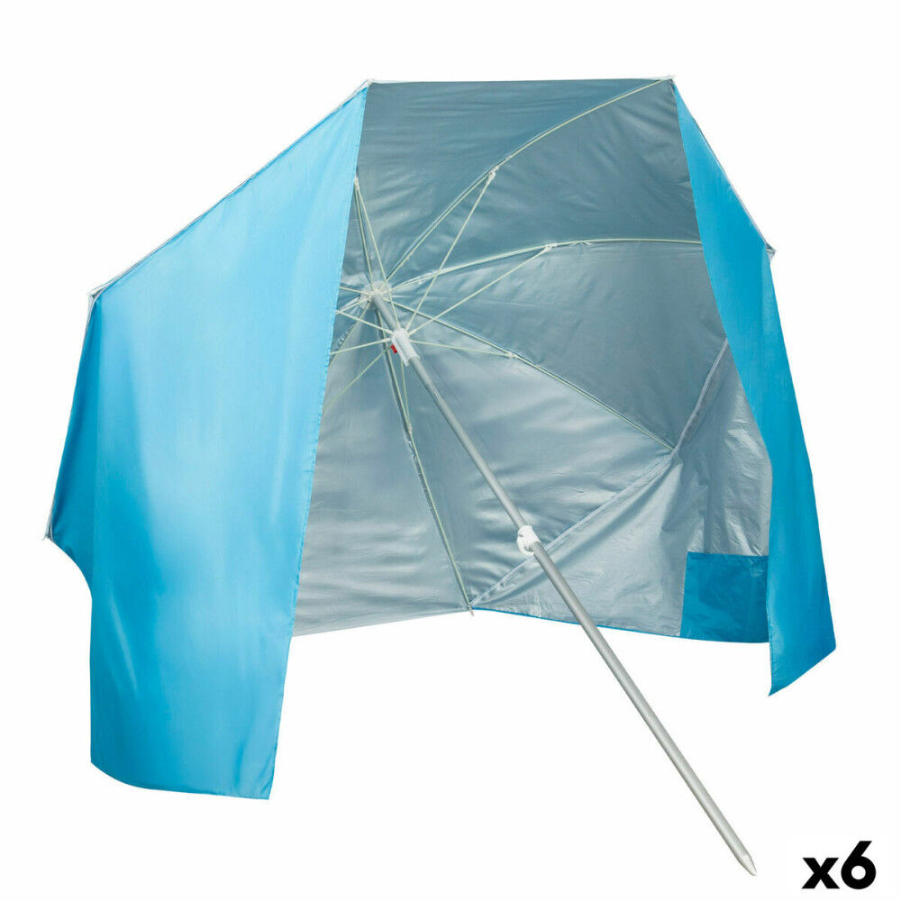 Parapluie Aktive Bleu 200 x 185 x 200 cm (6 Unités)