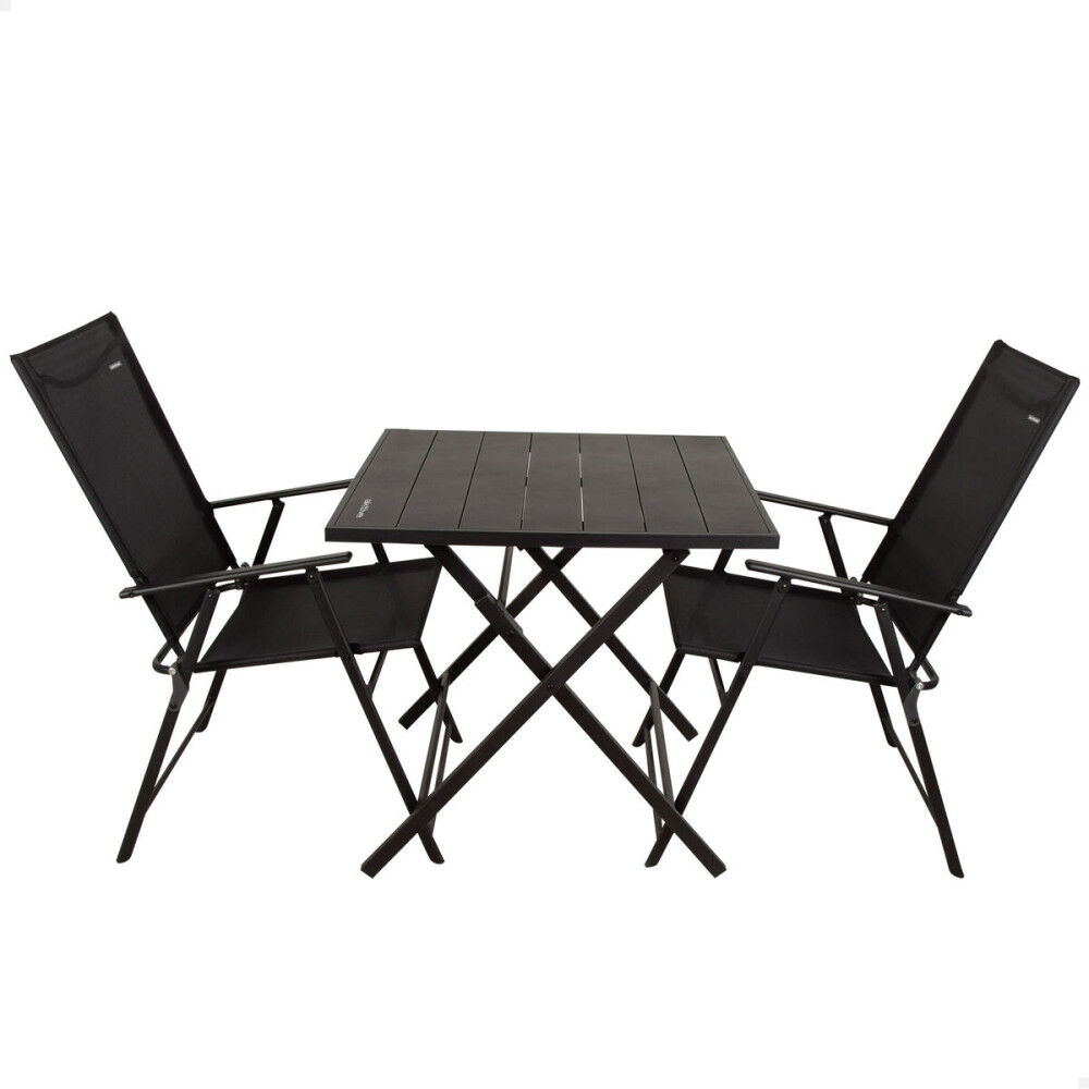 Ensemble Table + 2 Chaises Aktive 75 x 70 x 75 cm (3 Pièces)