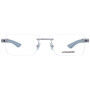 Monture de Lunettes Homme Longines LG5006H55014 Gris Ø 55 mm