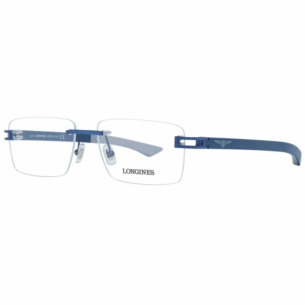 Monture de Lunettes Homme Longines LG5006H55090 Bleu Ø 55 mm
