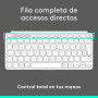 Clavier Logitech 920-012974 Blanc Gris QWERTY