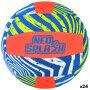 Ballon de Volleyball Aktive Neo Splash Jaune Bleu Orange Néoprène (24 Unités)