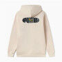 Sweat à capuche homme Puma Essentials+ Graphic Hoodie Fz Beige