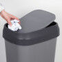 Poubelle Curver Gris foncé Plastique 50 L (6 Unités)