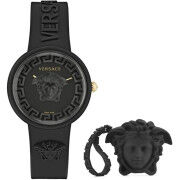 Montre Femme Versace MEDUSA POP 3H + VERSACE BLACK SILICON PURSE (Ø 39 mm)