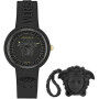 Montre Femme Versace MEDUSA POP 3H + VERSACE BLACK SILICON PURSE (Ø 39 mm)