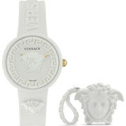 Montre Femme Versace MEDUSA POP 3H + VERSACE WHITE SILICON PURSE (Ø 39 mm)