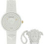 Montre Femme Versace MEDUSA POP 3H + VERSACE WHITE SILICON PURSE (Ø 39 mm)