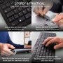 clavier et souris Cherry JD-8550ES-2 Noir Espagnol QWERTY