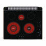 Plaques vitro-céramiques Vitrokitchen 301TGN 60 cm Noir (5 Zones de cuisson)