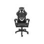 Chaise de jeu Fury Avenger L Noir Blanc