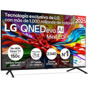 TV intelligente LG 75QNED92A6A 4K Ultra HD 75" HDR Wi-Fi DVB-S2 QNED