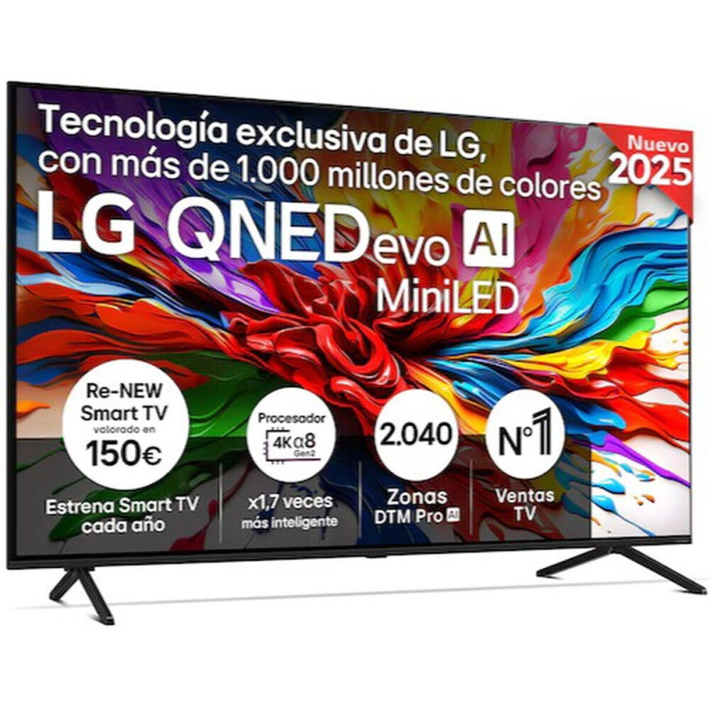 TV intelligente LG 75QNED92A6A 4K Ultra HD 75" HDR Wi-Fi DVB-S2 QNED