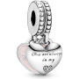 Perle de verre Femme Pandora MOTHER A& DAUGHTER HEARTS
