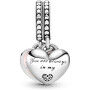 Perle de verre Femme Pandora MOTHER A& DAUGHTER HEARTS