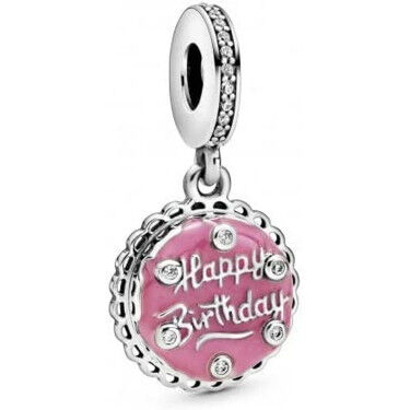 Pendentif Femme Pandora PINK BIRTHDAY CAKE DANGLE