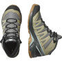 Chaussures de marche pour homme Salomon X-Adventure Recon Mid Olive Gris foncé