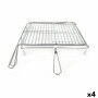 4 Grill Algon Chrome Plaque Tournante Argenté