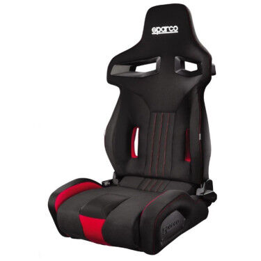 Siège Racing Sparco R333 Voiture Noir Rouge