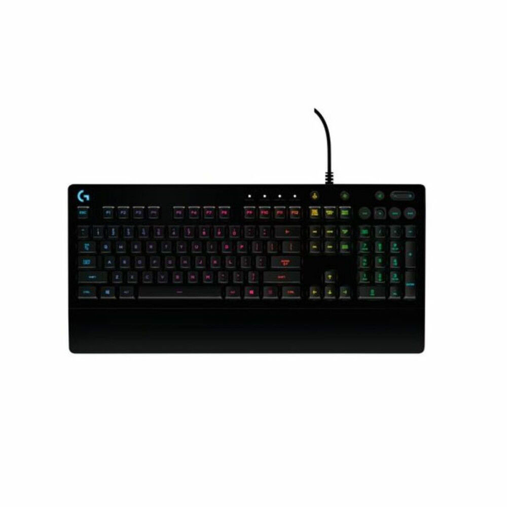 Clavier pour jeu Logitech 920-008086 Noir QWERTY
