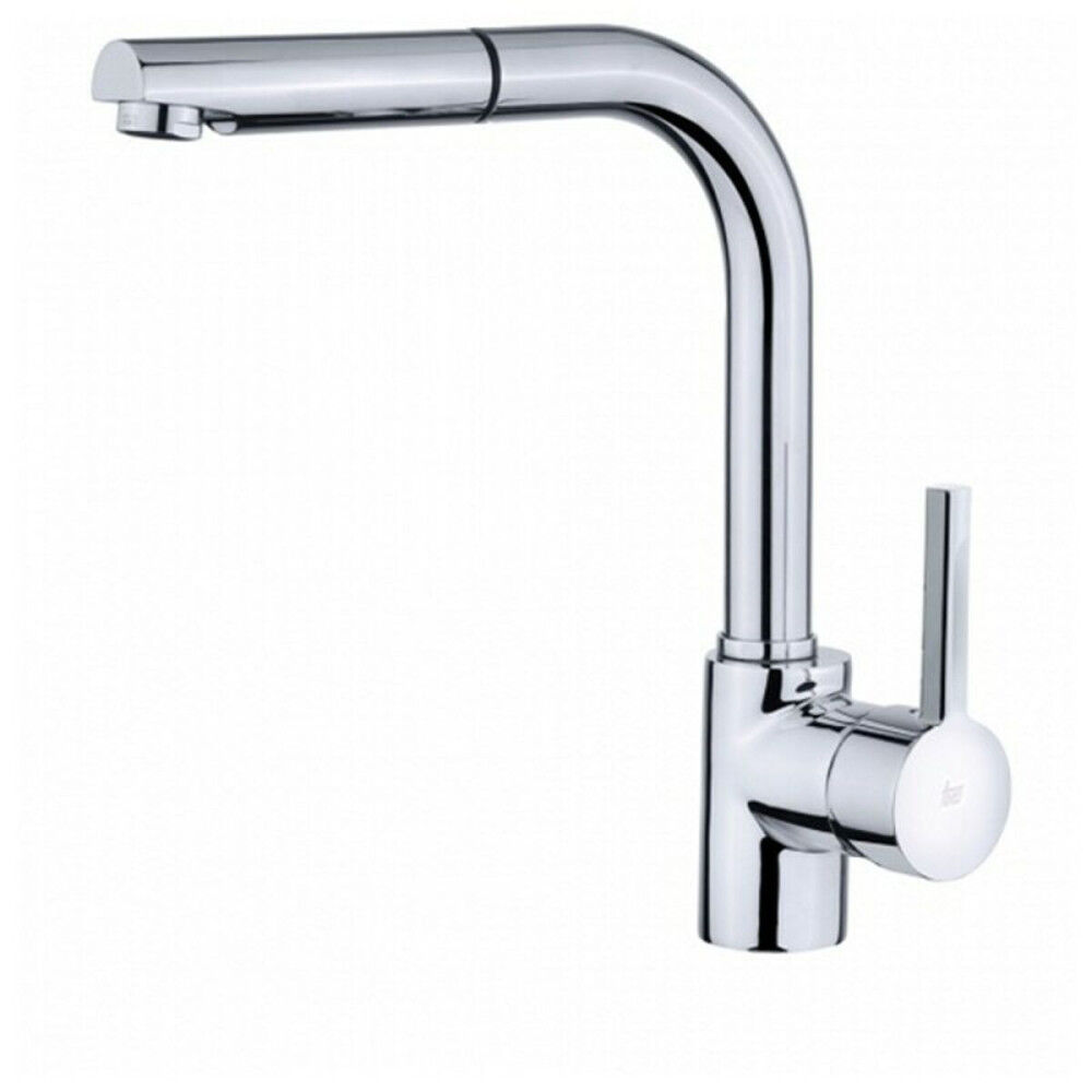 Robinet Teka ARK 938 Chrome Métal Céramique Acier inoxydable