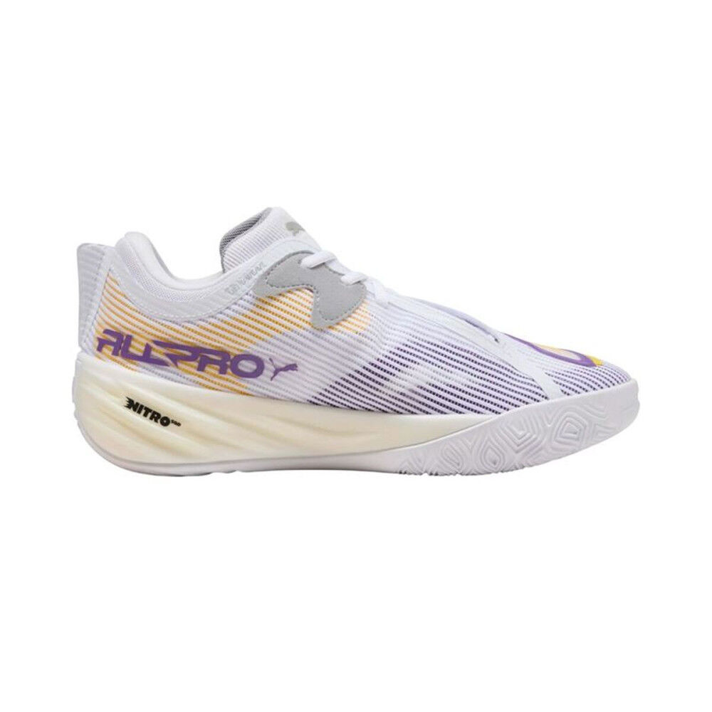 Chaussures de Basket-Ball pour Adultes Puma All-Pro Nitro™ 2 Blanc Violet