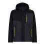 Veste de Sport pour Homme Campagnolo Man Zip Detachable Inn Noir