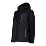 Veste de Sport pour Homme Campagnolo Man Zip Detachable Inn Noir