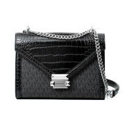 Sac à Bandoulière Michael Kors Whitney Noir 24 x 18 x 8 cm