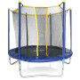 Trampoline 50 kg Bleu (182 x 172 cm)