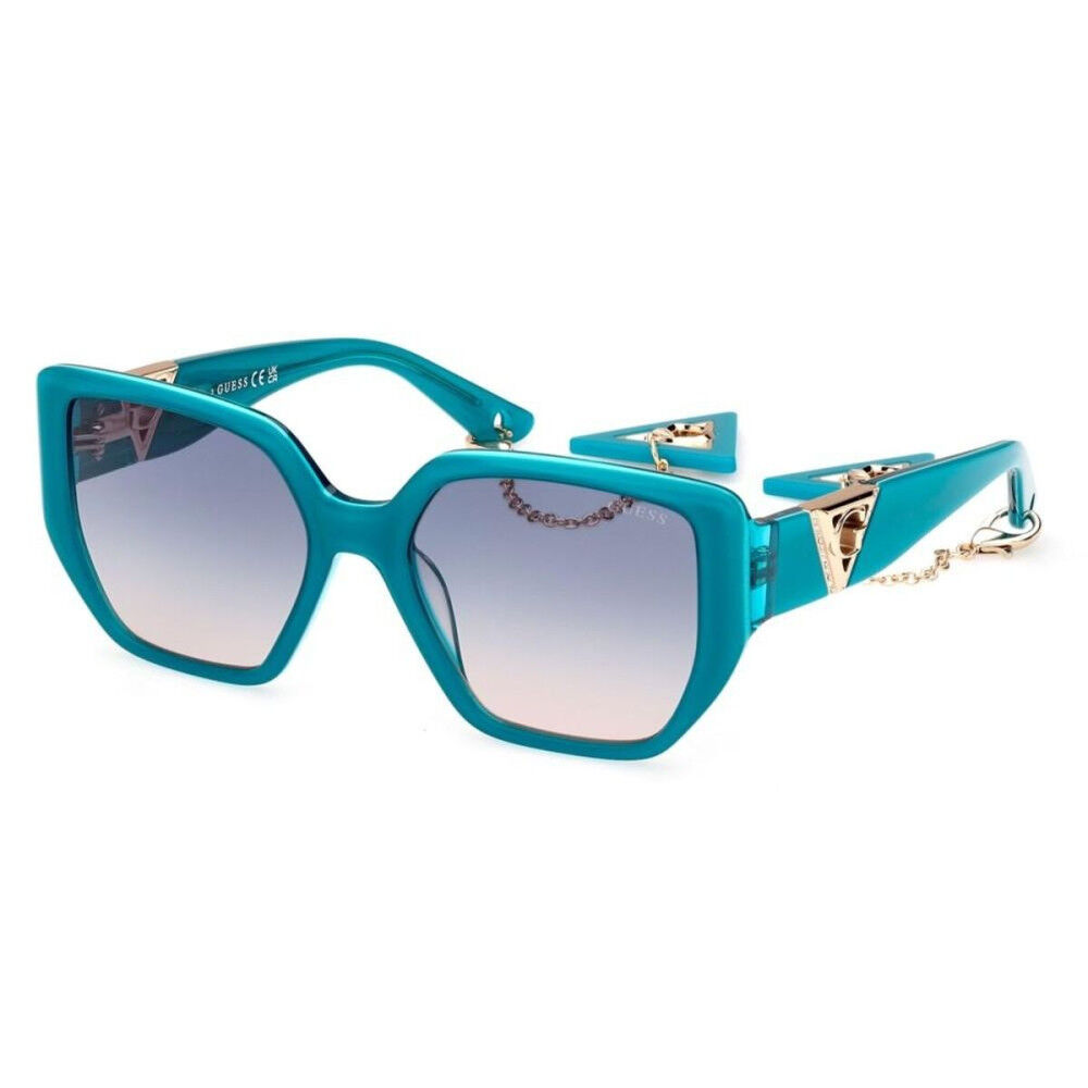 Lunettes de soleil Femme Guess W Turquoise Ø 55 mm