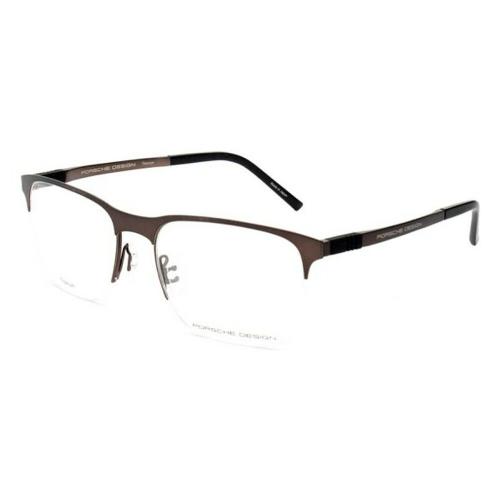 Monture de Lunettes Homme Porsche P8322-D Marron Noir ø 54 mm