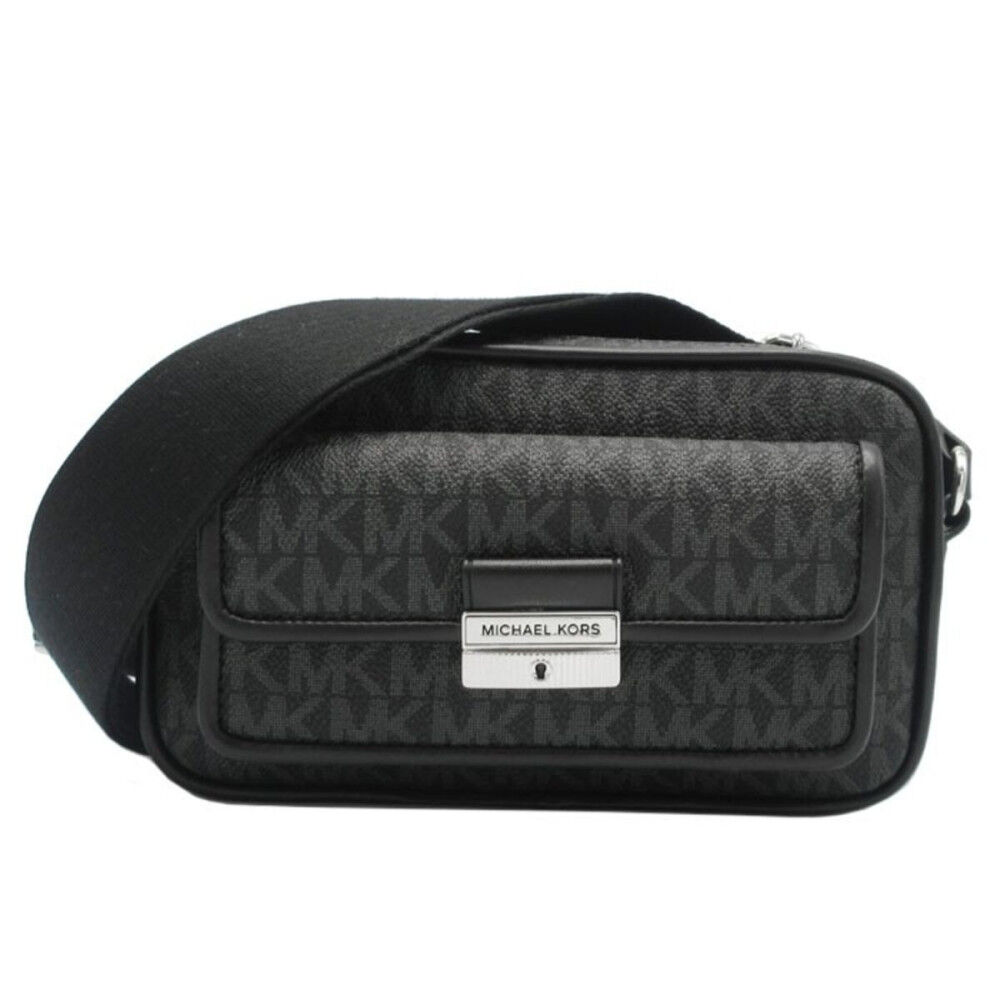 Sac à Bandoulière Michael Kors BRADSHAW Noir 20 x 12 x 8 cm