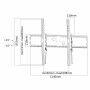 Support de TV Neomounts LFD-W2000 60" 100"