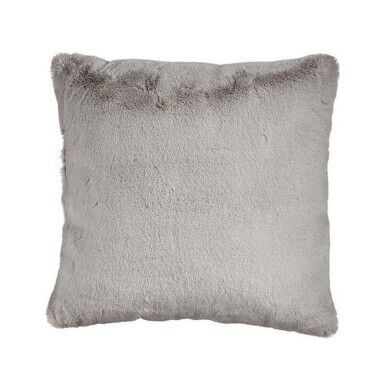 Coussin Avec cheveux Gris Cuir