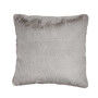 Coussin Avec cheveux Gris Cuir