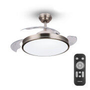 Ventilateur de Plafond avec Lumière Philips Atlas 35 W 28 W 4500 Lm nickel (2700 K)