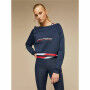 Sweat sans capuche femme Tommy Hilfiger Crop V Neck Bleu foncé