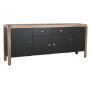 Buffet DKD Home Decor Noir Naturel Bois 177 x 38 x 75 cm