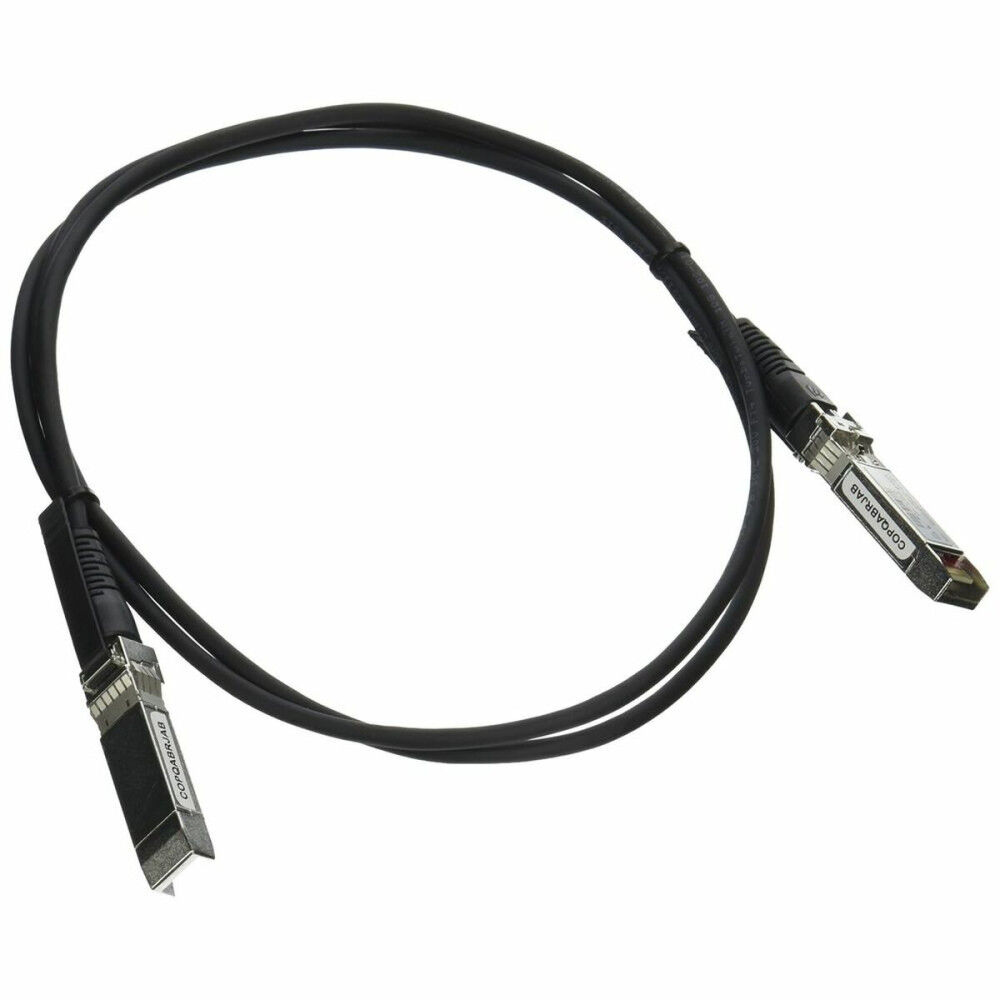 Câble fibre optique SFP+ CISCO SFP-H10GB-CU1-5M Noir 1,5 m