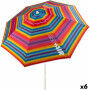 Parapluie Aktive Multicouleur 220 x 207 x 220 cm 220 x 210 x 220 cm (6 Unités)