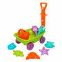 Set de jouets de plage Colorbaby Chariot polypropylène (12 Unités)