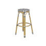 Tabouret Home ESPRIT Bicolore Métal rotin synthétique 39,5 x 39,5 x 74,5 cm
