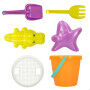 Set de jouets de plage Colorbaby Ø 18 cm polypropylène (15 Unités)