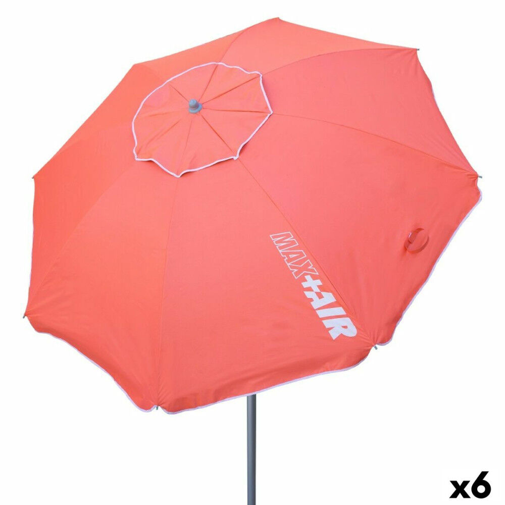 Parapluie Aktive Corail Ø 200 cm 200 x 200 x 200 cm 200 x 198 x 200 cm UV50 (6 Unités)