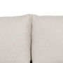 Canapé Beige Polyester Lin 210 x 93 x 95 cm