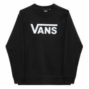 Sweat sans capuche femme Vans Drop V Logo BFF Crew Noir