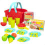 Set de jouets alimentaires Colorbaby Linge et ustensiles de cuisine 33 Pièces (12 Unités)