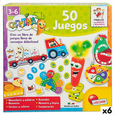 Jouet Educatif Lisciani Giochi Carotina Baby 50 Juegos 4,5 x 14,5 x 3,5 cm Électronique (6 Unités)