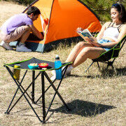 Table de Camping Pliable en Tissu